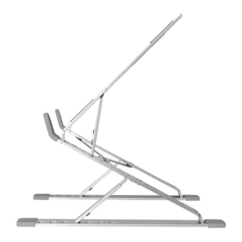 Base Para Notebook e Tablet Zinnia Galatsi, Ate 17 Pol, Liga de Aluminio, Prata, ZNO-GTSIS-AL01