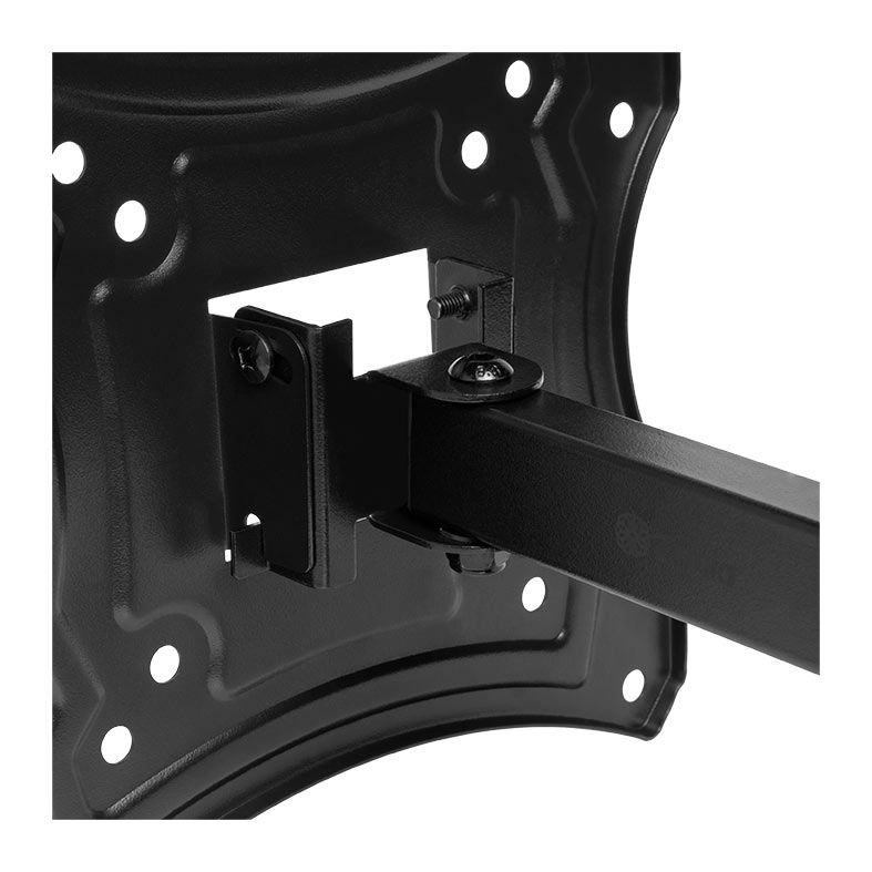 Suporte Articulado Para TV Zinnia Rubra, 14 Pol. a 43 Pol., Preto, ZNO-RBRA-BL01
