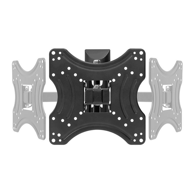 Suporte Articulado Para TV Zinnia Rubra T100, 14 Pol. a 65 Pol., Preto, ZNO-RBRAT-BL01