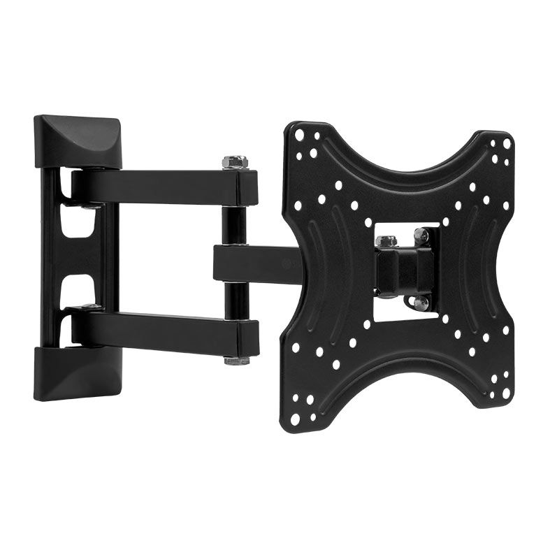 Suporte Articulado Para TV Zinnia Rubra T100, 14 Pol. a 65 Pol., Preto, ZNO-RBRAT-BL01