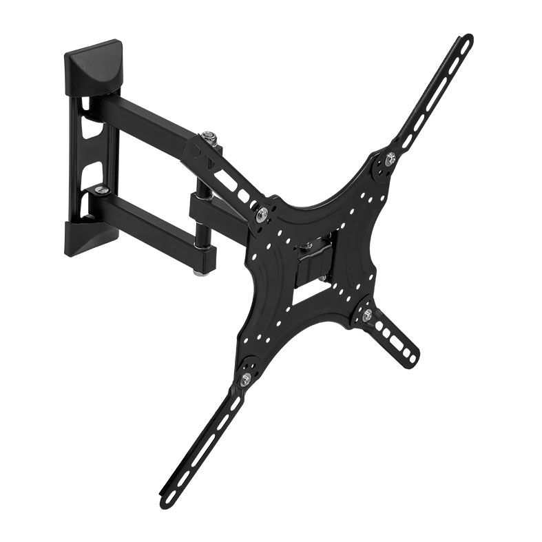 Suporte Articulado Para TV Zinnia Rubra T100, 14 Pol. a 65 Pol., Preto, ZNO-RBRAT-BL01