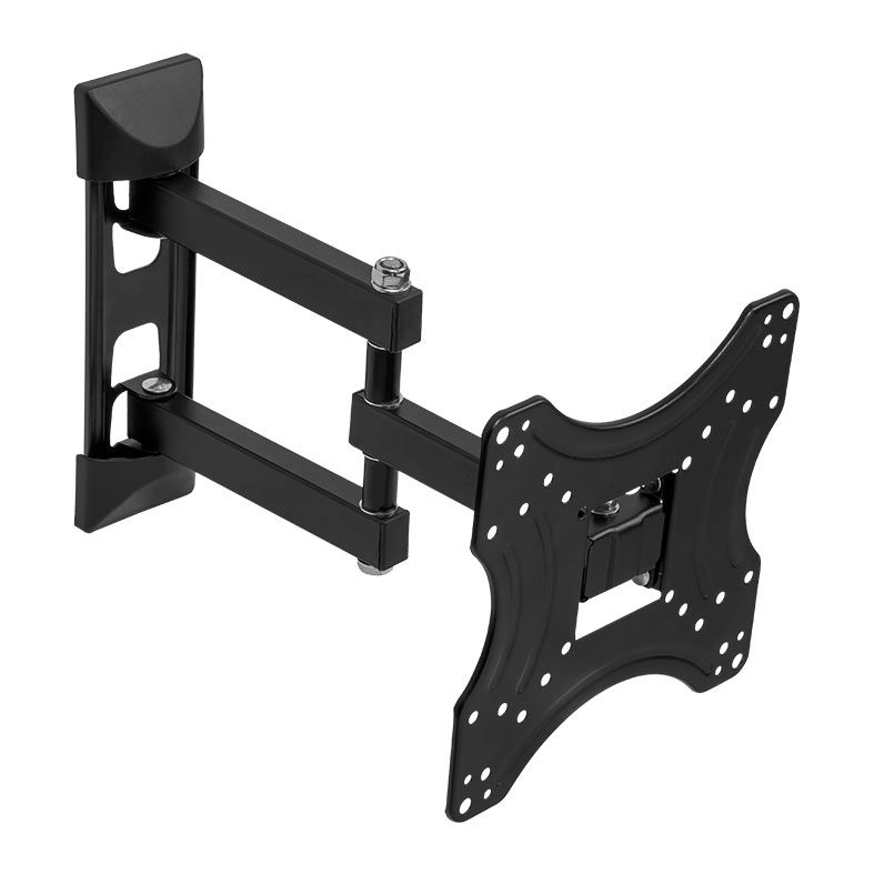 Suporte Articulado Para TV Zinnia Rubra T100, 14 Pol. a 65 Pol., Preto, ZNO-RBRAT-BL01