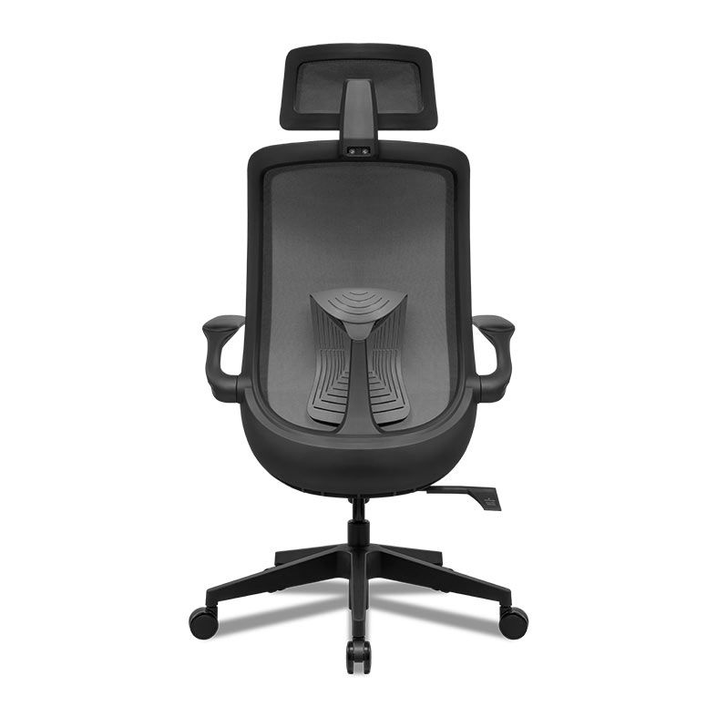 Cadeira Office Zinnia Venecia, Espuma Moldada, Preto, ZNO-VNA-BK