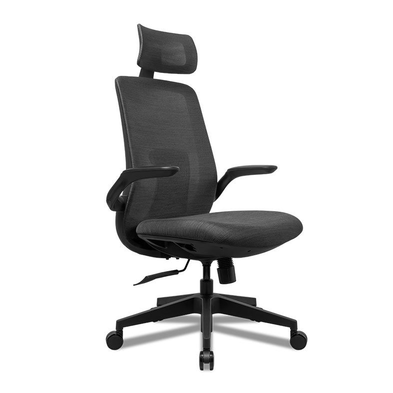 Cadeira Office Zinnia Venecia, Espuma Moldada, Preto, ZNO-VNA-BK