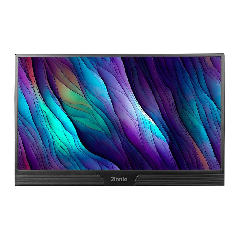 Monitor Portatil Zinnia Vizion, 15.6 Pol IPS, FHD, 3ms, 60Hz, Mini HDMI/Tipo C, ZNO-VZON-BL01