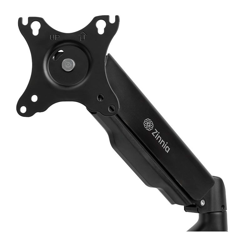 Suporte Articulado Com Pistao a Gas Para Dois Monitores Zinnia Nimbo 200N, 17 Pol. a 32 Pol., Preto, ZNO-ZBO200N-BK01