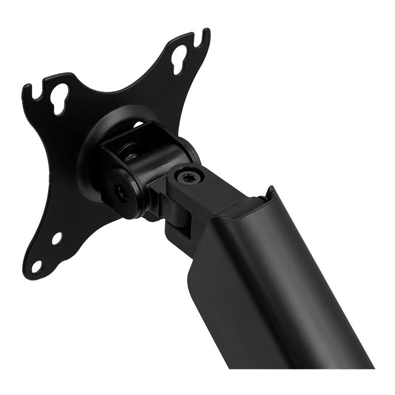 Suporte Articulado Com Pistao a Gas Para Dois Monitores Zinnia Nimbo 200N, 17 Pol. a 32 Pol., Preto, ZNO-ZBO200N-BK01