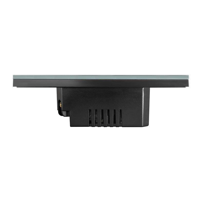 Interruptor Smart Zinnia, 3 Botoes, 10A, 50/60Hz, Preto, ZNS-I3B-BK01