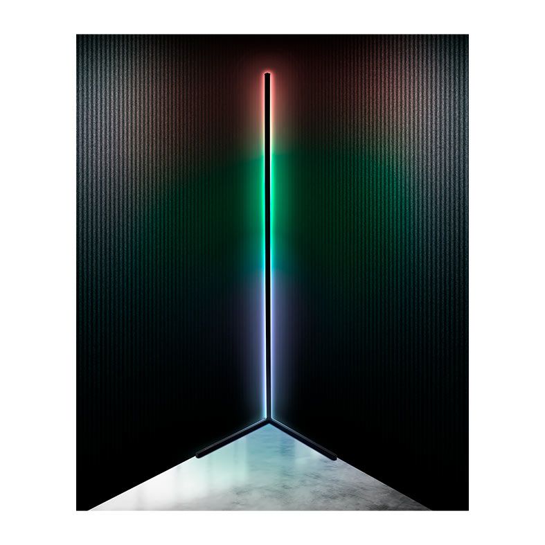 Luminaria Zinnia Cintila, RGB, Preta, ZNS-ZCTLA-BL01