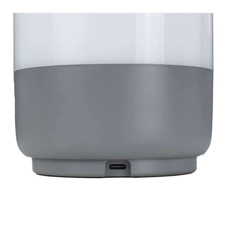 Luminaria Smart Zinnia Lyra, RGB, Cinza, ZNS-ZLA100-RGBCW01