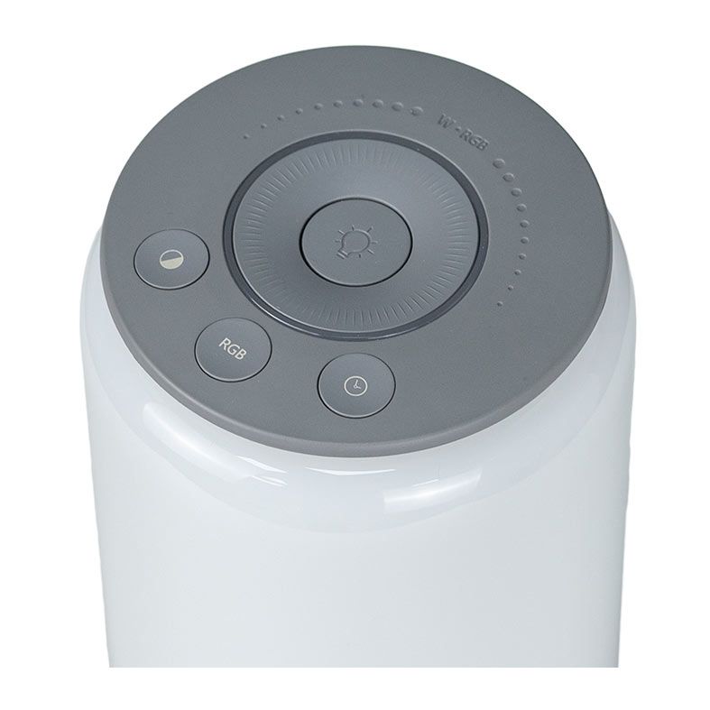 Luminaria Smart Zinnia Lyra, RGB, Cinza, ZNS-ZLA100-RGBCW01