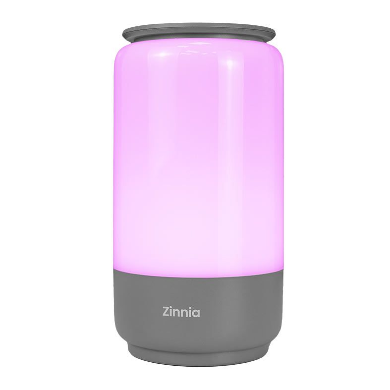 Luminaria Smart Zinnia Lyra, RGB, Cinza, ZNS-ZLA100-RGBCW01