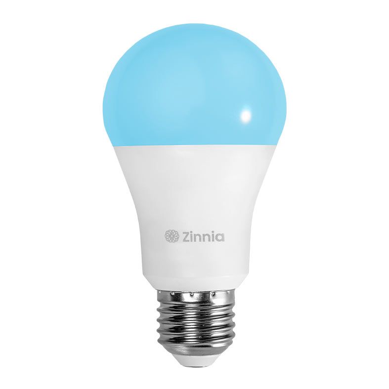 Lampada Inteligente Zinnia Crux CR100, 10W, Wi-Fi, RGB, Branca, ZNS-ZNCR10W-RGBC01