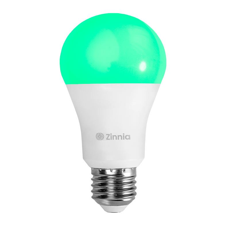 Lampada Inteligente Zinnia Crux CR100, 10W, Wi-Fi, RGB, Branca, ZNS-ZNCR10W-RGBC01
