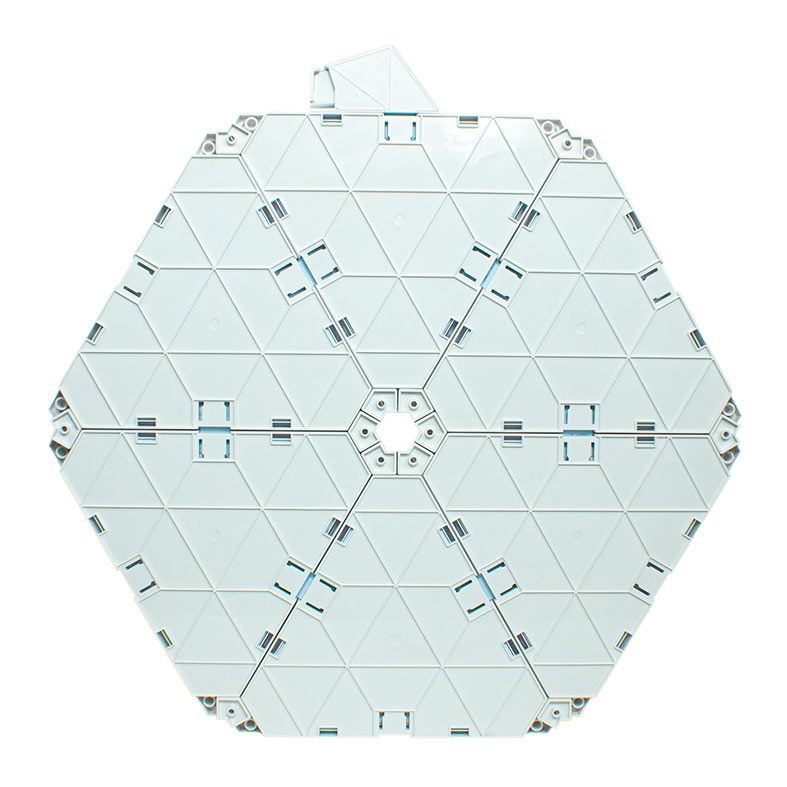 Painel de Led Zinnia Triangulum, RGB, 6 Pecas, ZNS-ZT6G100-RGB01