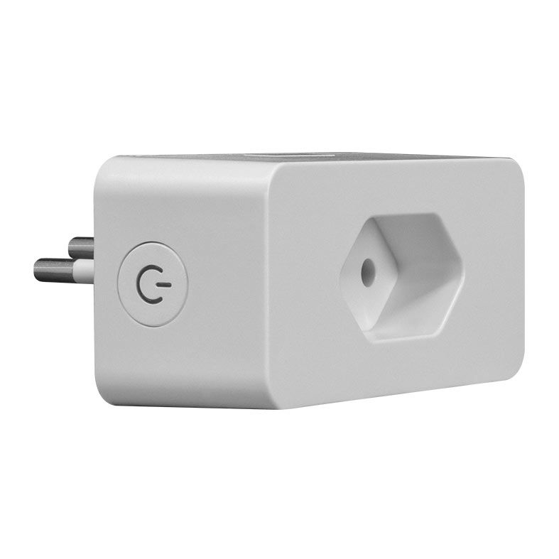 Tomada Smart Zinnia CIZ-T10, 10A, Wifi, Branco, ZNSPLS-WH01