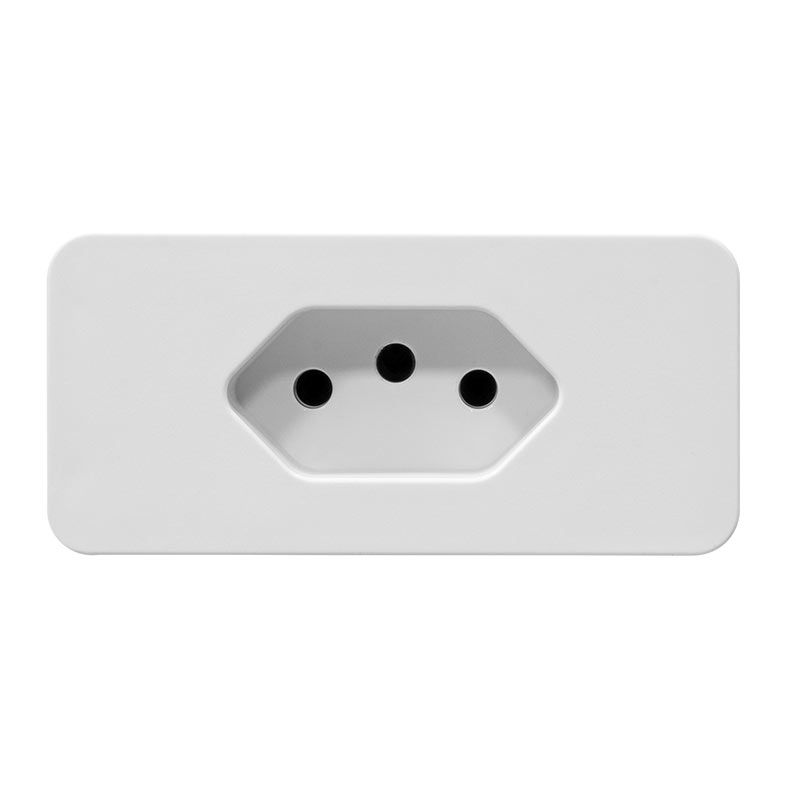 Tomada Smart Zinnia CIZ-T10, 10A, Wifi, Branco, ZNSPLS-WH01