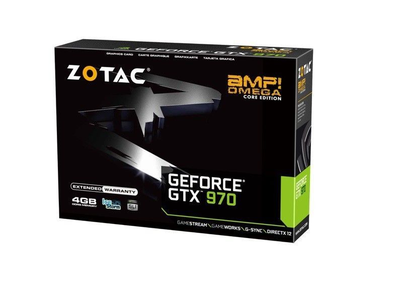 Placa de Video Zotac GeForce GTX 970 4GB GDDR5 Omega 256-bit, ZT-90106-10P