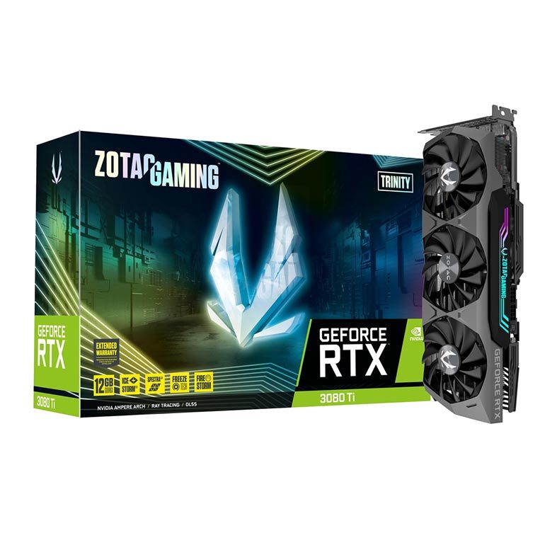 Placa de Video Zotac GeForce RTX 3080 Ti Trinity 12GB GDDR6X 384-bit, ZT-A30810D-10P