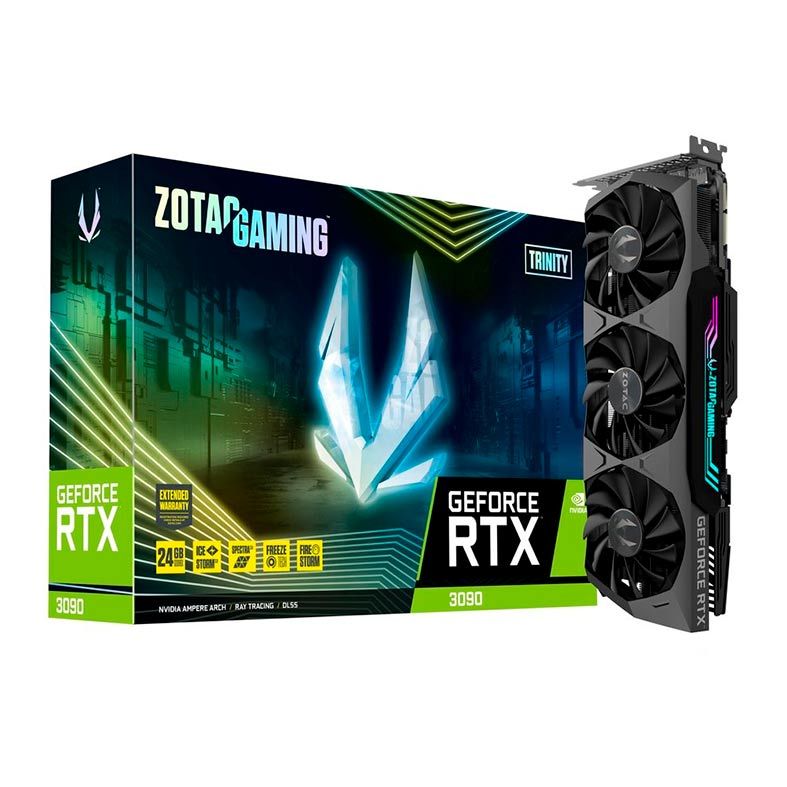 Placa de Video Zotac GeForce RTX 3090 Trinity 24GB GDDR6X 384-bit, ZT-A30900D-10P