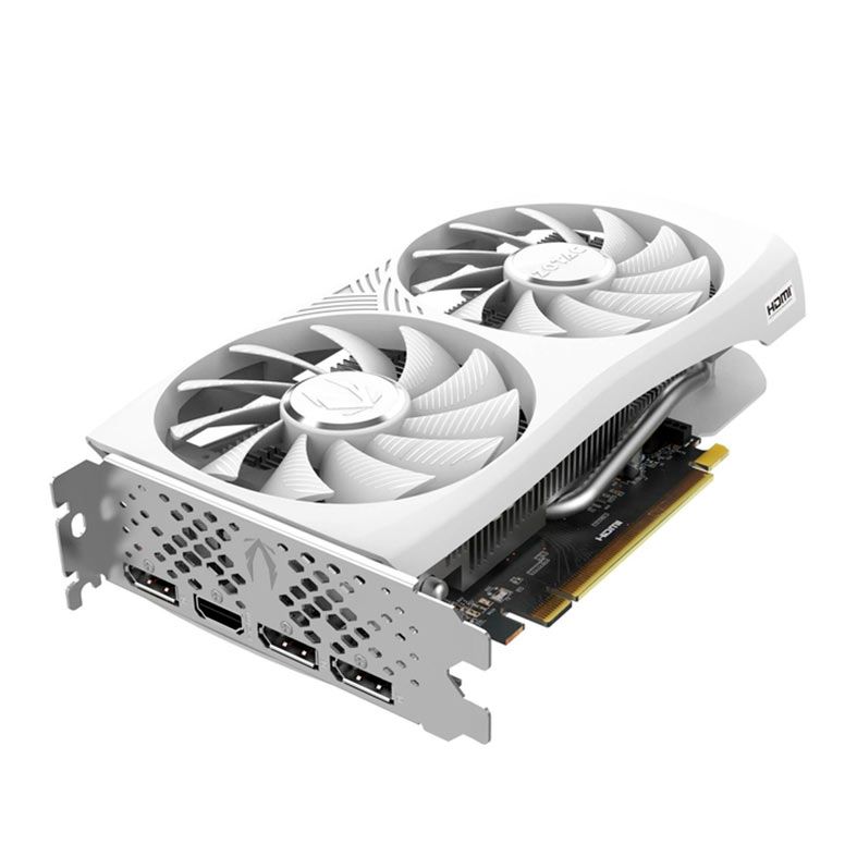 Placa de Video Zotac GeForce RTX 4060 Twin Edge OC White Edition, 8GB, GDDR6, 128-bit, ZT-D40600Q-10M