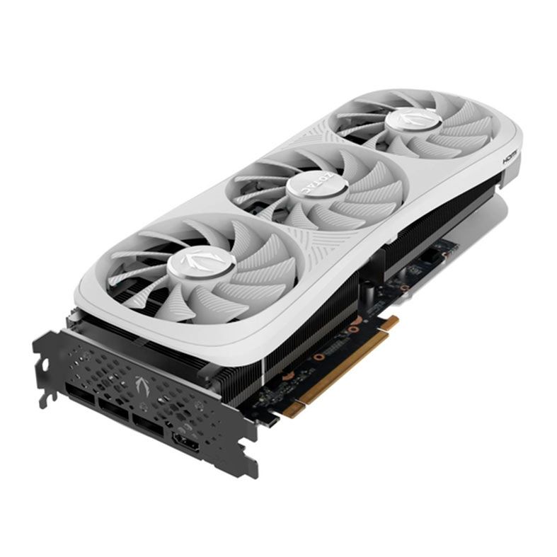 Placa de Video Zotac GeForce RTX 4070 Ti Trinity OC White Edition, 12GB, GDDR6X, 192-bit, ZT-D40710Q-10P