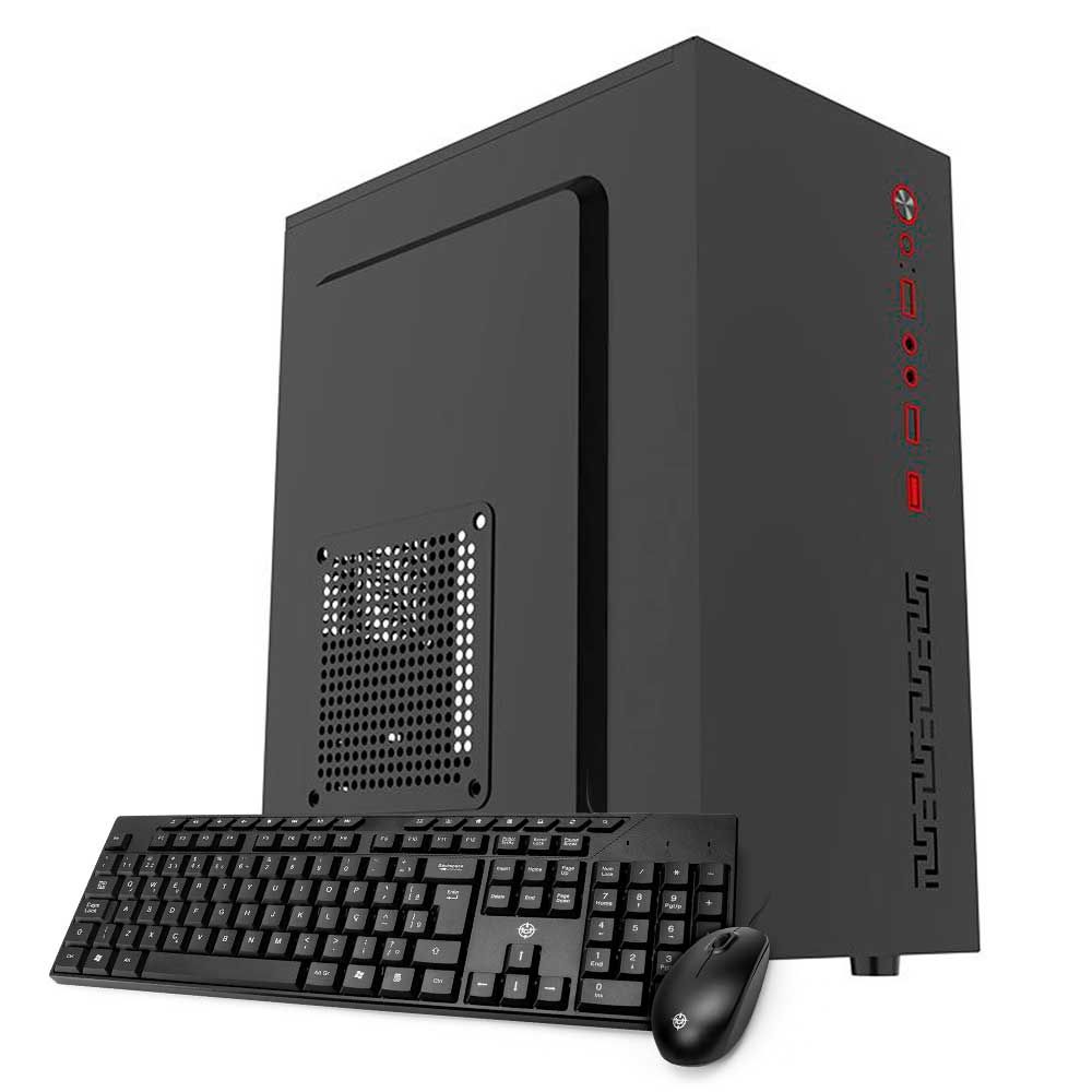 PC Home Completo Pichau HM504, AMD Ryzen 3 3200G, 8GB DDR4, SSD 120GB + Monitor