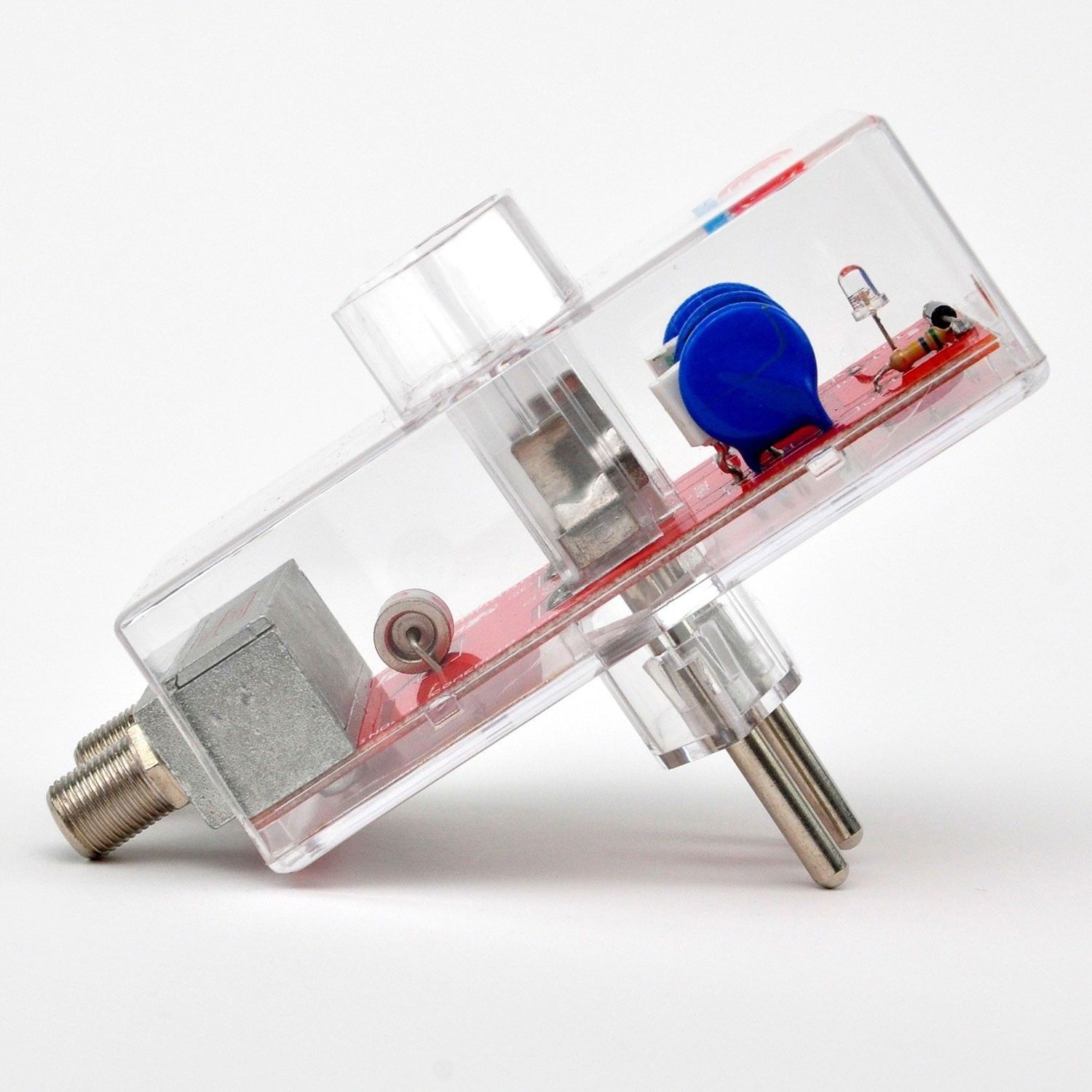 Protetor Elétrico Clamper Energia + Cabo Bivolt 10A e Entrada e Saída para Cabo Coaxial, 008530