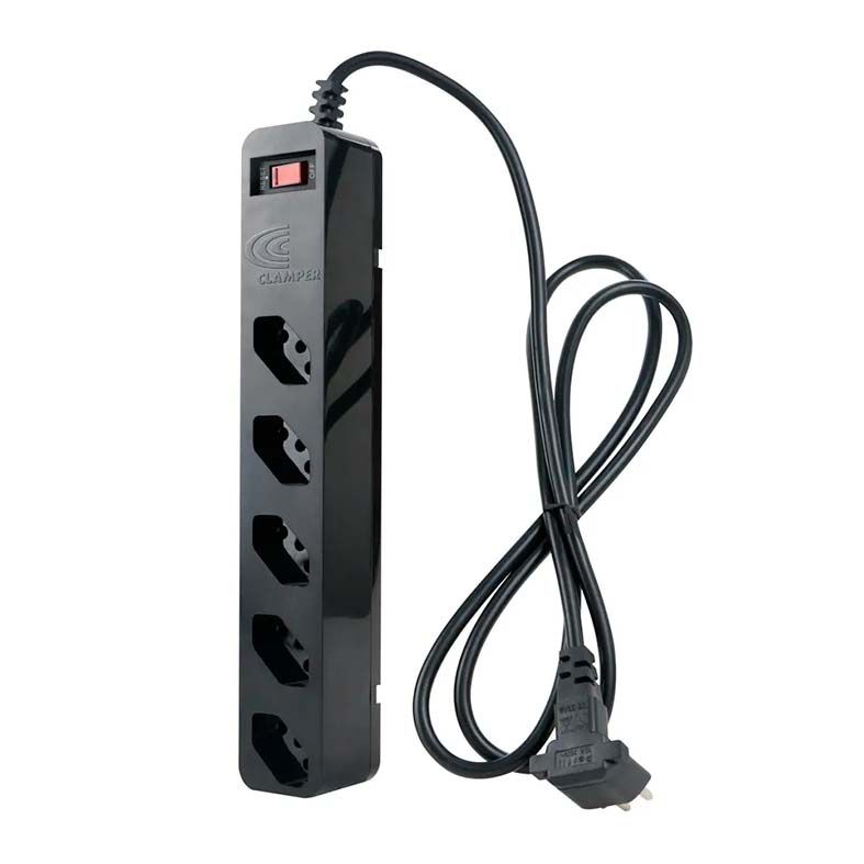 Filtro de linha DPS Clamper iClamper Energia 5 Tomadas Preto, 010872