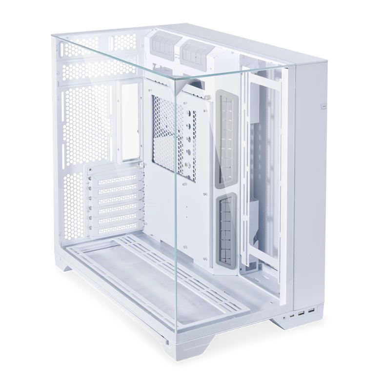 Gabinete Lian Li 011 Vision, Mid-Tower, Lateral de Vidro, Branco, 011VW-WHITE