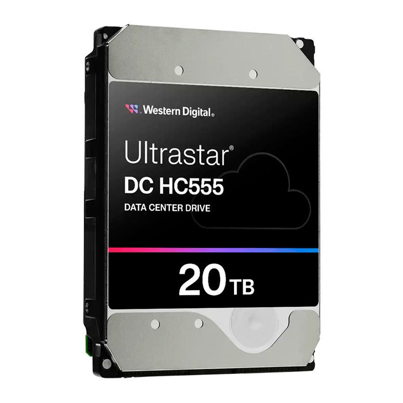 HD Western Digital Ultrastar DC HC555, 20TB, 3.5, 7200RPM, Sata III 6GB/s, Cache 512MB, 0B48724