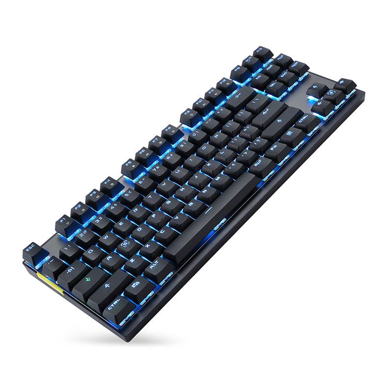 Teclado Mecanico Motospeed GK89, Led Azul, Wireless, Switch Azul, Preto, 1-KG-GK89-BK-BL-WW