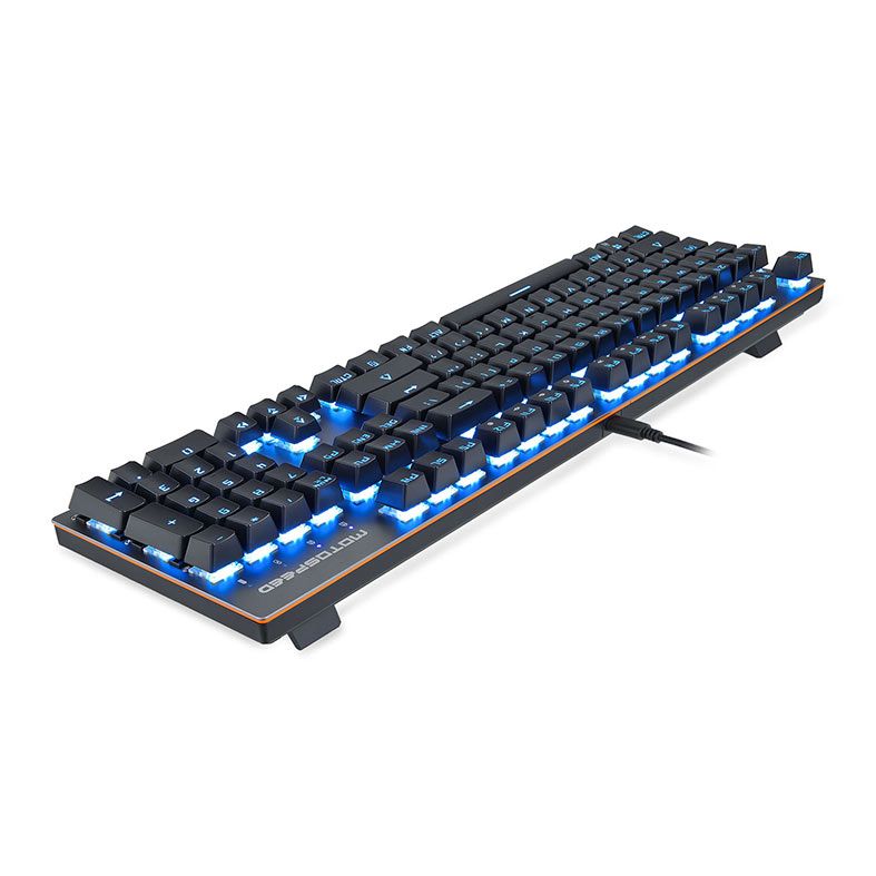 Teclado Mecanico Motospeed GK89, Led Azul, Wireless, Switch Azul, Preto, 1-KG-GK89-BK-BL-WW