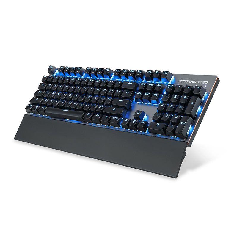 Teclado Mecanico Motospeed GK89, Led Azul, Wireless, Switch Azul, Preto, 1-KG-GK89-BK-BL-WW