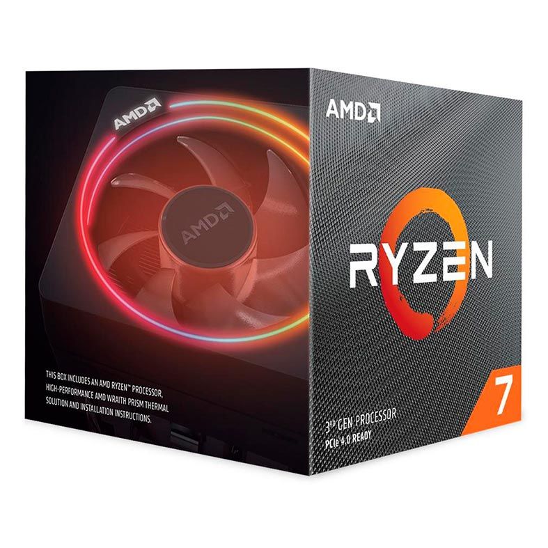 Processador AMD Ryzen 7 3700X, 8-Core, 16-Threads, 3.6GHz (4.4GHz Turbo), Cache 36MB, AM4, 100-100000071BOX