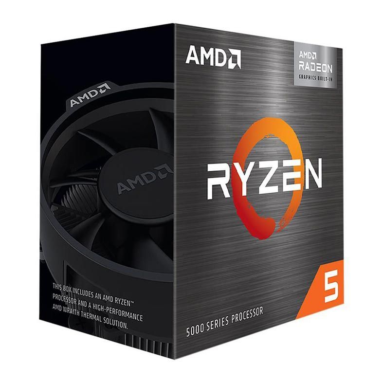 Processador AMD Ryzen 5 5600G, 6-Core, 12-Threads, 3.9GHz (4.4GHz Turbo), Cache 19MB, AM4, 100-100000252BOX-BR