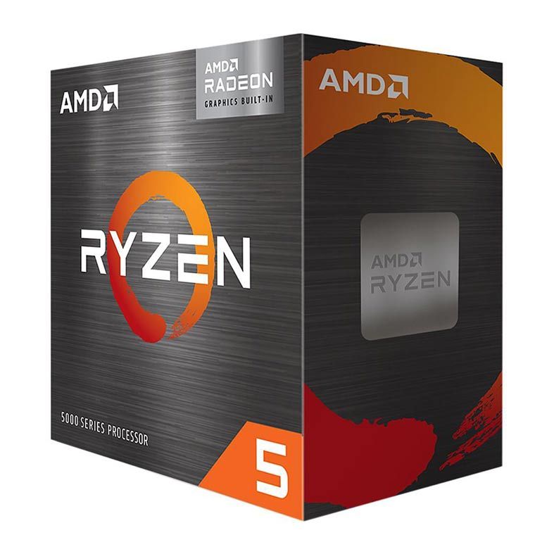 Processador AMD Ryzen 5 5600G, 6-Core, 12-Threads, 3.9GHz (4.4GHz Turbo), Cache 19MB, AM4, 100-100000252BOX-BR