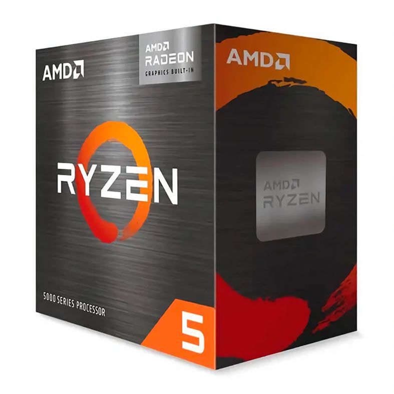 Processador AMD Ryzen 5 5600GE, 6-Core, 12-Threads, 3.4GHz (4.4GHz Turbo), Cache 19MB, AM4, 100-100000261BOX