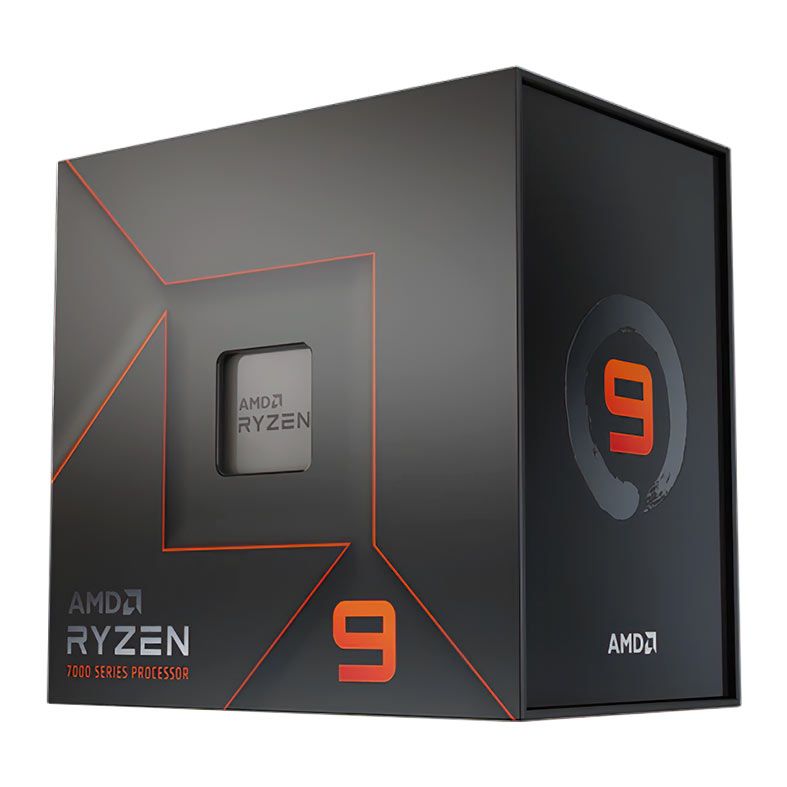 Processador AMD Ryzen 9 7900X, 12-Core, 24-Threads, 4.7GHz (5.6GHz Turbo), Cache 76MB, AM5, 100-100000589WOF-BR