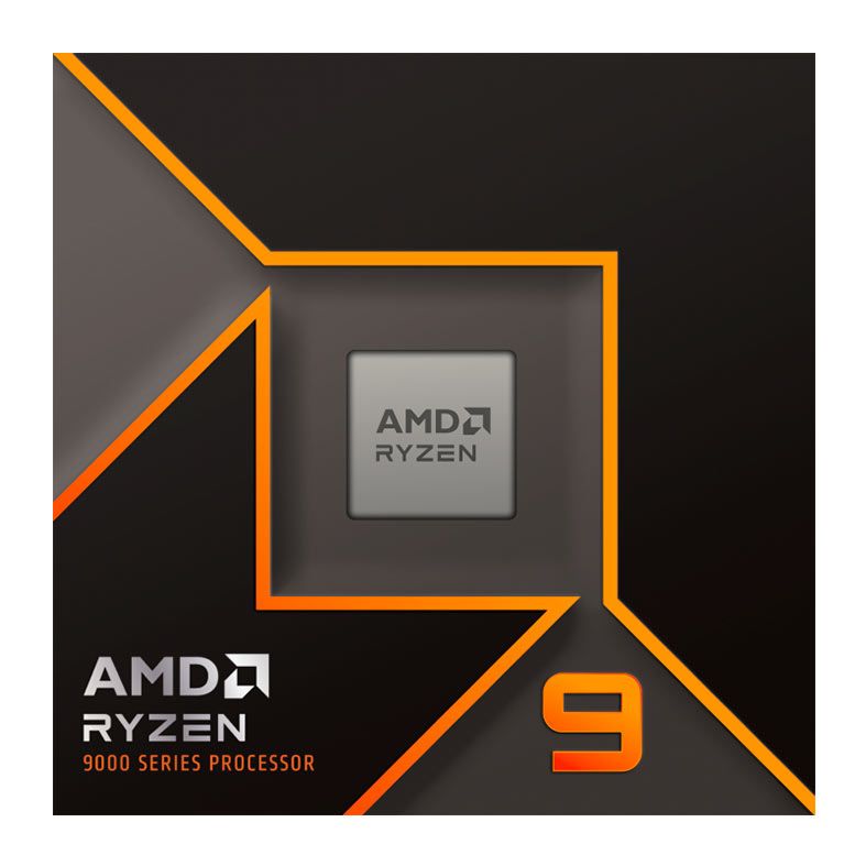 Processador AMD Ryzen 9 9900X, 12-Core, 24-Threads, 4.4GHz (5.6GHz Turbo), Cache 76MB, AM5, 100-100000662WOF-BR