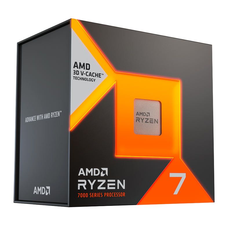Processador AMD Ryzen 7 7800X3D, 8-Core, 16-Threads, 4.2GHz (5.0GHzTurbo), Cache 104MB, AM5, 100-100000910WOF-BR