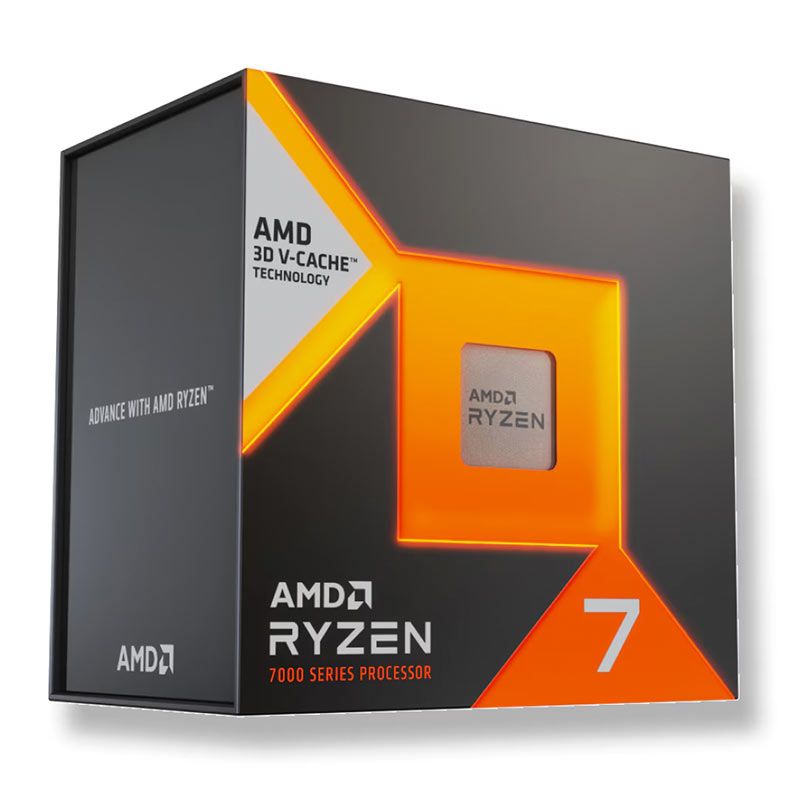 Processador AMD Ryzen 7 7700X3D, 8-Core, 16-Threads, 4.0GHz (4.5GHz Turbo), Cache 104MB, AM5, 100-100002235WOF