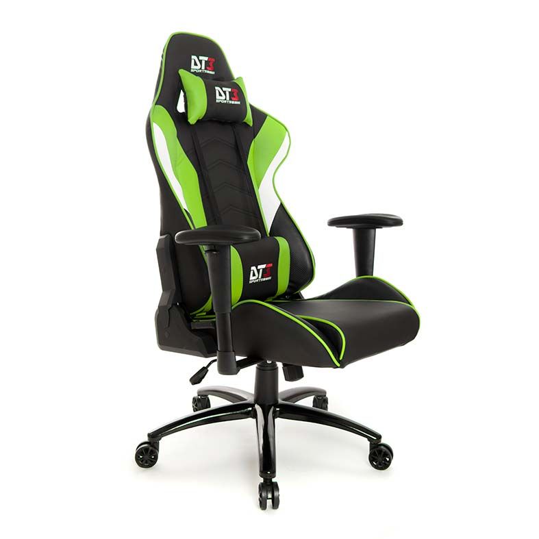Cadeira Gamer DT3 Elise Preta com Verde, 10227-2