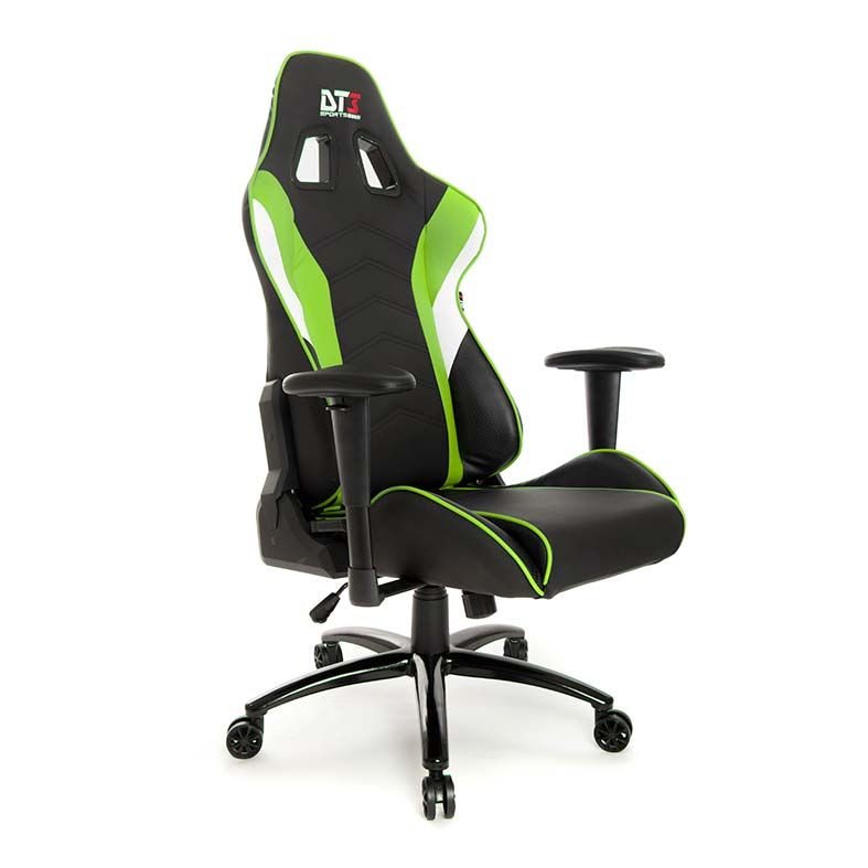 Cadeira Gamer DT3 Elise Preta com Verde, 10227-2