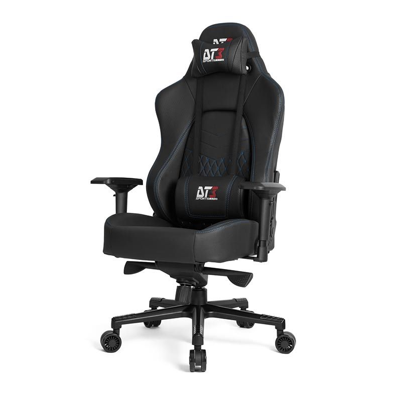 Cadeira Gamer DT3 Prime EVO Preta/Costura Azul, 10672-6