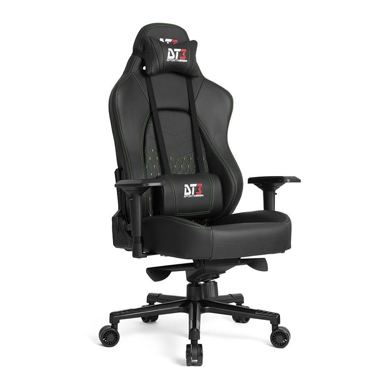 Cadeira Gamer DT3 Prime EVO Preto/Costura Verde, 10673-7