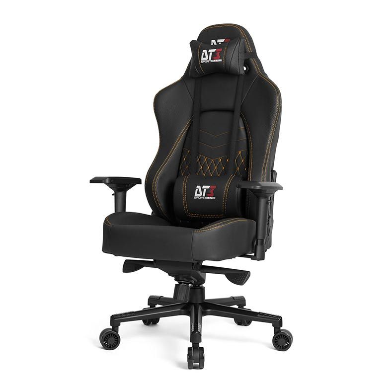 Cadeira Gamer DT3 Prime EVO Preta/Costura Laranja, 10674-8