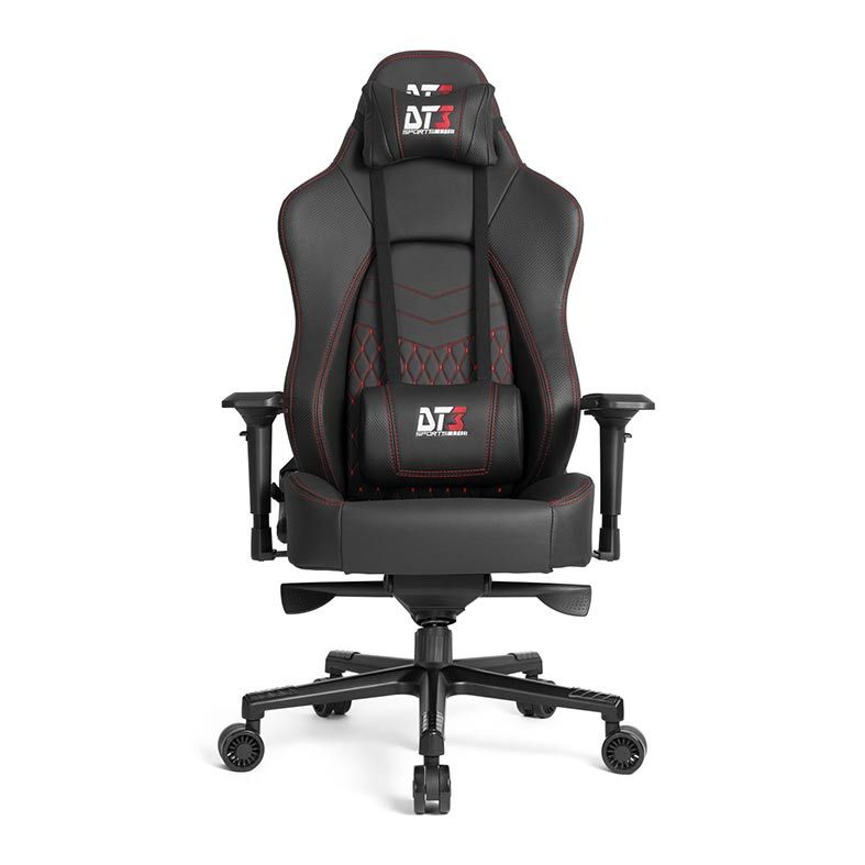 Cadeira Gamer DT3 Prime EVO Preta/Costura Vermelha, 10675-9