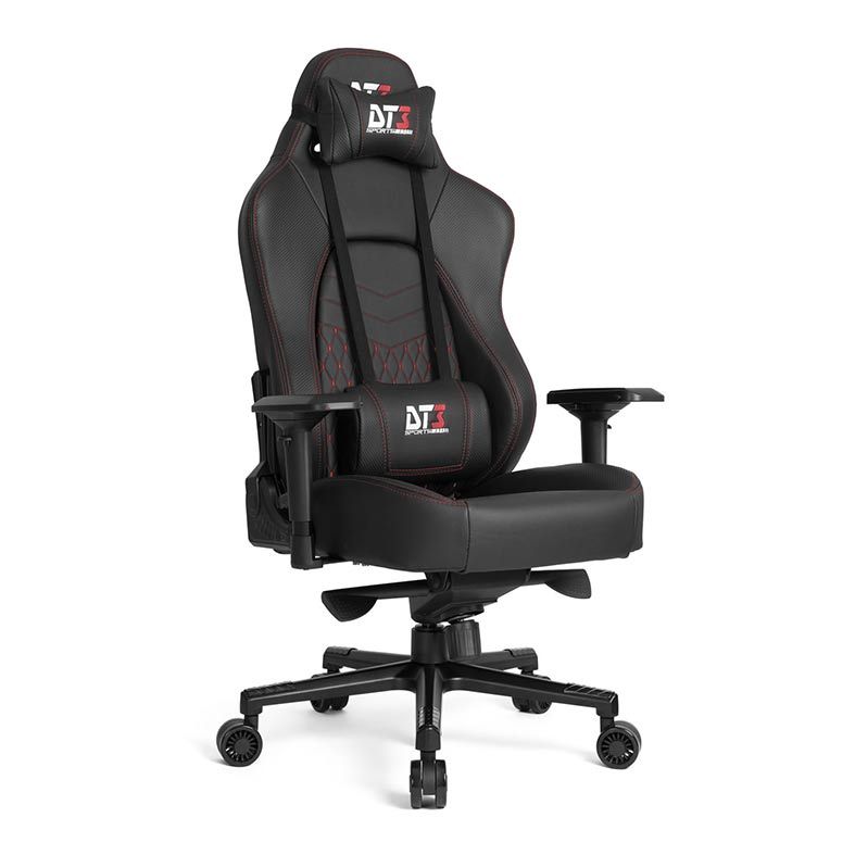 Cadeira Gamer DT3 Prime EVO Preta/Costura Vermelha, 10675-9