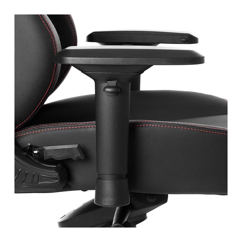 Cadeira Gamer DT3 Prime EVO Preta/Costura Vermelha, 10675-9